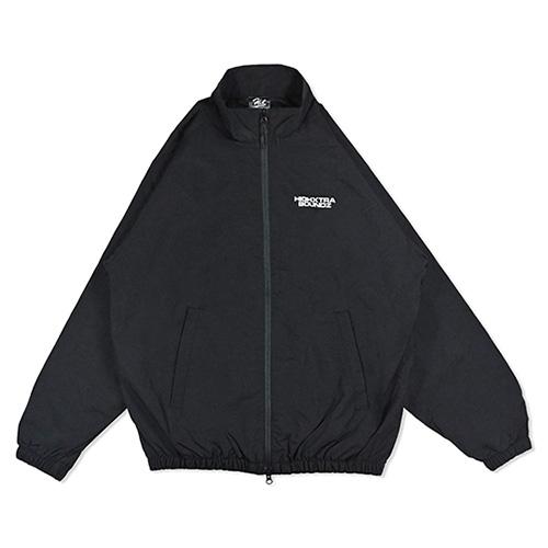 HXB NYLON TRACK JKT. 【THE CIRCLE】  BLACK×WHITE