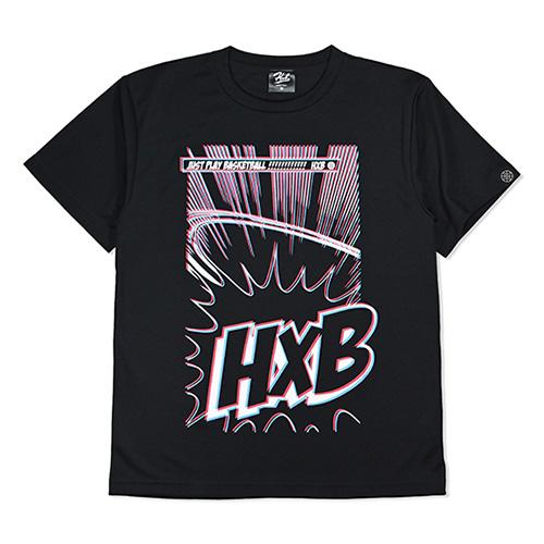 HXB ドライTEE 【JUST】 BLACK 2.0