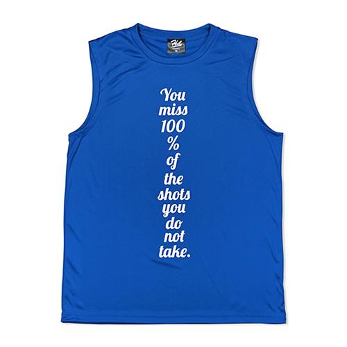 HXB ドライNOSLEEVE 【100%】 BLUE×WHITE