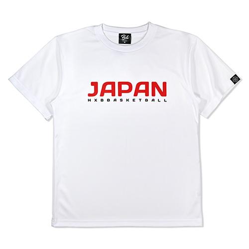 HXB ドライTEE 【JAPAN】 WHITE×BENIIRO+BLACK