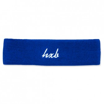 HXB HEAD BAND 【Cursive】 LOGO BLUE M Size