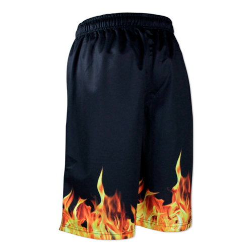 HXB Graphic Mesh Pants 【FLAME】