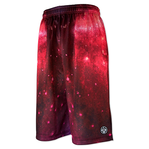 HXB Graphic Mesh Pants 【SPACE APPLE】