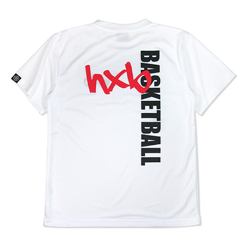 HXB ドライTEE 【Signture】 WHITE×BLACK+RED