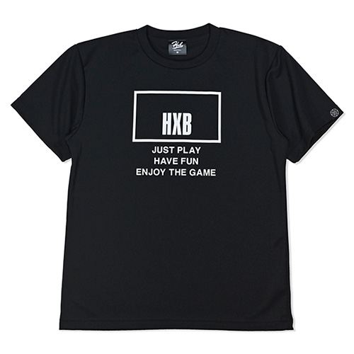HXB ドライTEE 【BOARD】 BLACK×WHITE