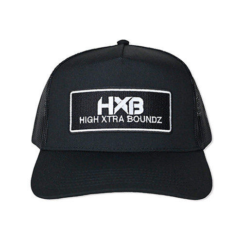 HXB MESH CAP 【SLASH LOGO WAPPEN】 BLACK