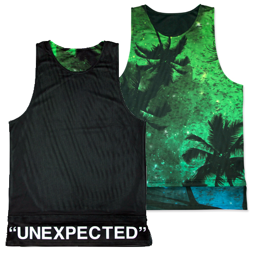 hxalive Reversible Layered Tank【Parm Tree】