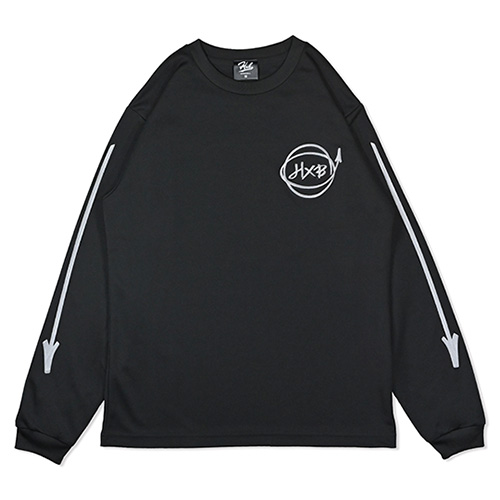 HXB DRY Long Sleeve Tee 【Marker】 SMOKE BLACK×REF