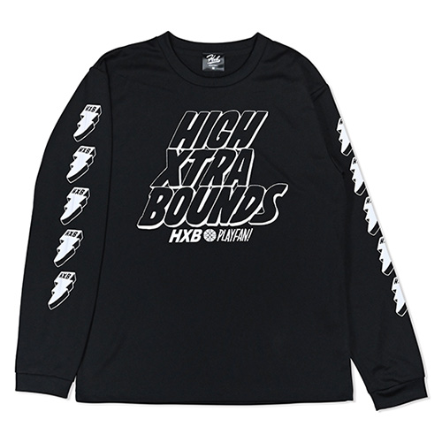  HXB×RAGELOW DRY L.S.TEE 【HIGH XTRA BOUNDS】 BLK