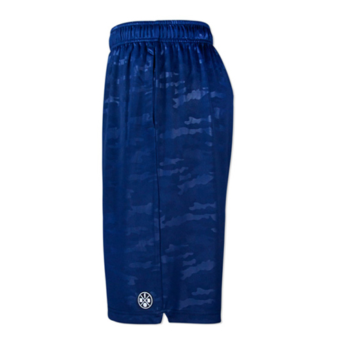 CAMO EMBOSS MESH PANTS NAVY