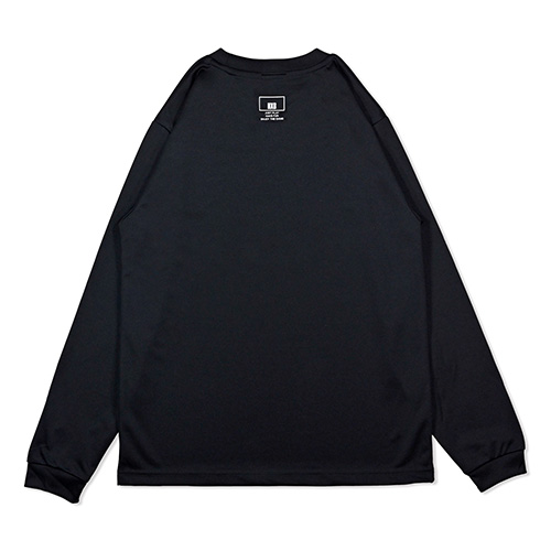 HXB DRY Long Sleeve Tee 【BOX LOGO】 BLACK