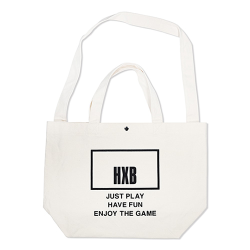 HXB 【2WAY TOTE BAG】 THE BOARD / NATURAL×BLACK