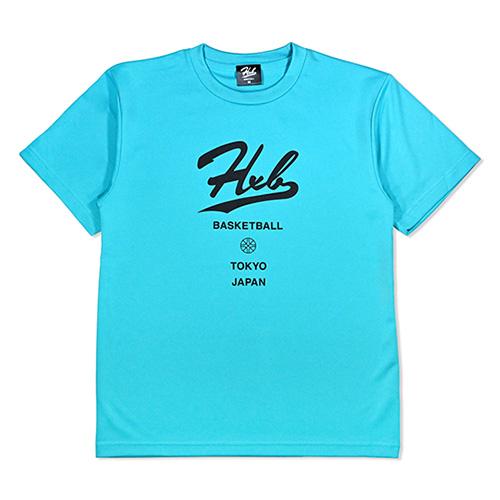 HXB ドライTEE 【COLUMN】 MINT BLUE×BLACK