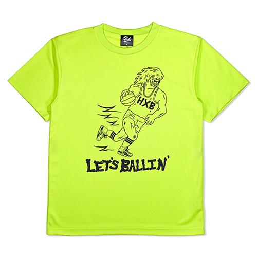 HXB×Le Merde ドライTEE 【TERRY HAWK】 FRESH GREEN×BLACK