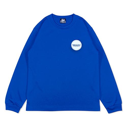HXB DRY Long Sleeve Tee 【THE CIRCLE】 BLUE×WHITE
