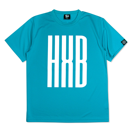 HXB ドライTEE 【SLENDER】 MINT BLUE×WHITE