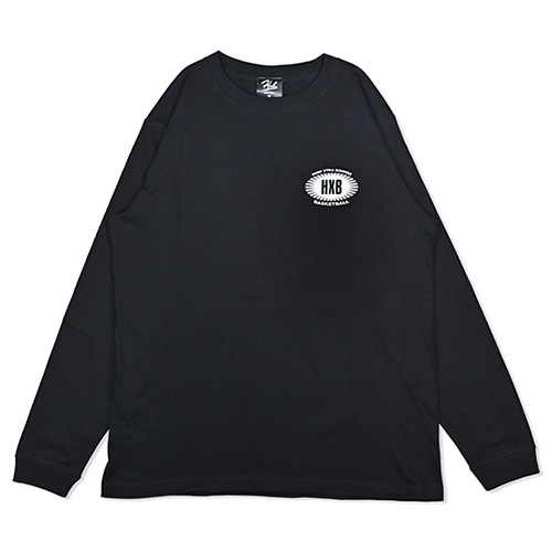HXB コットン ロンTEE 【CORE】 BLACK×WHITE