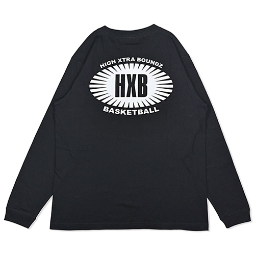 HXB コットン ロンTEE 【CORE】 BLACK×WHITE