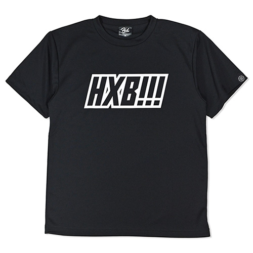HXB ドライTEE 【EXCLAMATION!!!】 BLACK×+WHITE