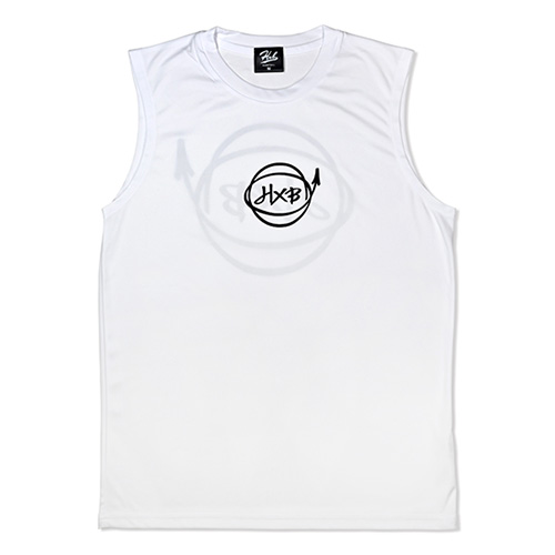 HXB ドライNOSLEEVE 【Marker】 WHITE×BLACK