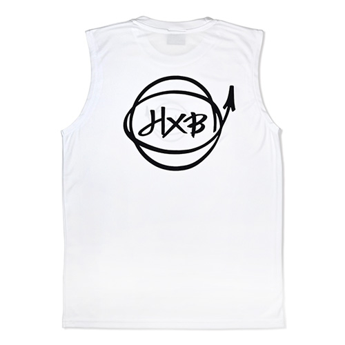 HXB ドライNOSLEEVE 【Marker】 WHITE×BLACK